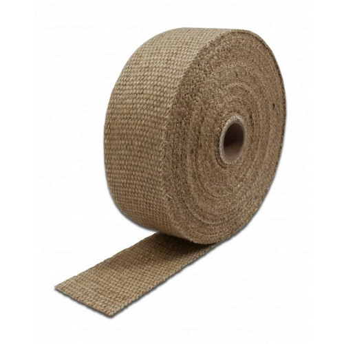 Thermo-Tec 11151 Exhaust Wrap, 1 in Wide, 15 ft Roll, Woven Fiberglass, Tan, Each