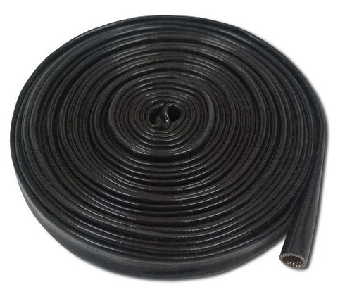 Thermo-Tec 14040 Spark Plug Wire Sleeve, 3/8 in ID, 25 ft, Silicone Rubber, Black, Each