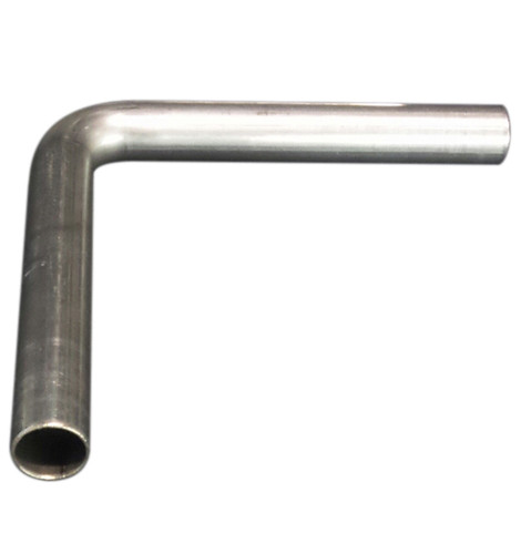 Woolf Aircraft Products 075-065-100-090-1010 Exhaust Bend, 90 Degree, 3/4 in Diameter, 1 in Radius, 16 Gauge, Steel, Natural, Each