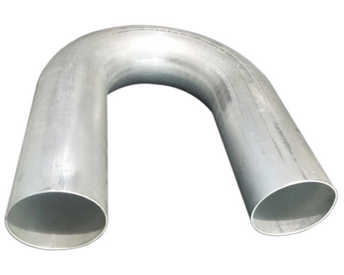 Woolf Aircraft Products 300-065-450-180-1010 Exhaust Bend, 180 Degree, 3 in Diameter, 4-1/2 in Radius, 16 Gauge, Steel, Natural, Each