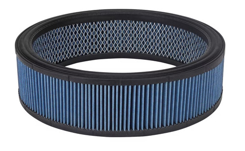 Walker Engineering 3000728 Air Filter Element, Low Profile, Round, 14 in Diameter, 4 in Tall, Reusable Cotton, Blue, Each