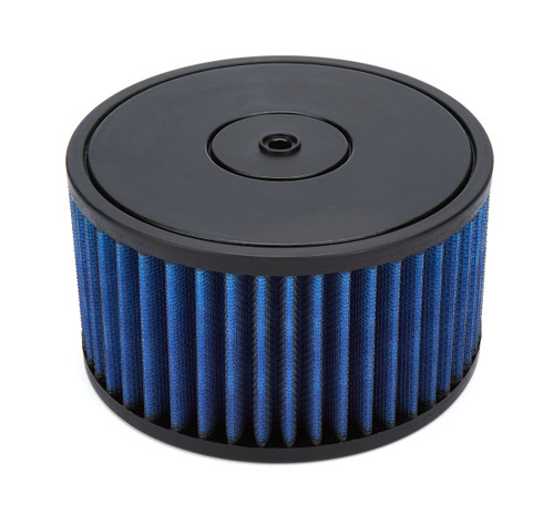 Walker Engineering 3000827 Air Filter Element, Pit Tuning, Round, 6.23 in Diameter, 3.25 in Tall, 5.06 in Flange, Synthetic, Blue, Each