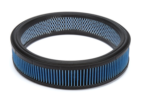 Walker Engineering 3000856 Air Filter Element, Low Profile, Round, 14 in Diameter, 3 in Tall, Reusable Cotton, Blue, Each