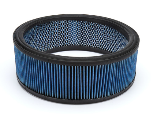 Walker Engineering 3000857 Air Filter Element, Low Profile, Round, 14 in Diameter, 5 in Tall, Reusable Cotton, Blue, Each