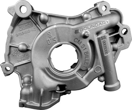 Boundary Racing Pump CM-S1 Oil Pump, Wet Sump, Internal, High Volume, Billet Gear, Ford Coyote, Ford Mustang 2011-17, Each