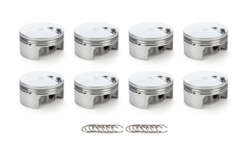 Race Tec Pistons 1000252 Piston, AutoTec, Forged, Flat Top, 4.500 in Bore, 1.5 x 1.5 x 3.0 mm Ring Grooves, Minus 3.00 cc, Big Block Chevy, Set of 8