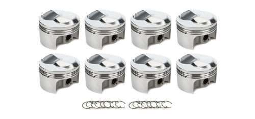 Race Tec Pistons 1000289 Piston, AutoTec, Forged, Dome, 4.310 in Bore, 1.5 x 1.5 x 3.0 mm Ring Grooves, Plus 27.50 cc, Big Block Chevy, Set of 8