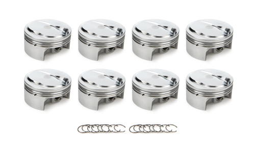Race Tec Pistons 1000311 Piston, AutoTec, Forged, Dome, 4.500 in Bore, 1.5 x 1.5 x 3.0 mm Ring Grooves, Plus 12.60 cc, Big Block Chevy, Set of 8