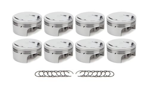 Race Tec Pistons 1000314 Piston, AutoTec, Forged, Dome, 4.600 in Bore, 1.5 x 1.5 x 3.0 mm Ring Grooves, Plus 7.30 cc, Big Block Chevy, Set of 8