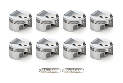 Race Tec Pistons 1000325 Piston, AutoTec, Forged, Dome, 4.310 in Bore, 1.5 x 1.5 x 3.0 mm Ring Grooves, Plus 45.00 cc, Big Block Chevy, Set of 8