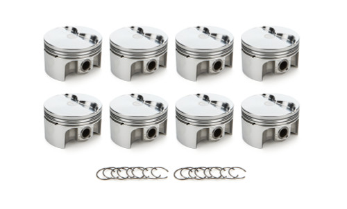 Race Tec Pistons 1000336 Piston, AutoTec, Forged, Flat Top, 4.030 in Bore, 1.5 x 1.5 x 3.0 mm Ring Grooves, Minus 5.00 cc, Small Block Ford, Set of 8