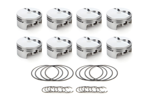 Race Tec Pistons 1000369 Piston, AutoTec, Twisted Wedge, Forged, Flat Top, 4.030 in Bore, 1.5 x 1.5 x 3.0 mm Ring Grooves, Minus 3.80 cc, Small Block Ford, Set of 8