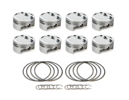 Race Tec Pistons 1000383 Piston, AutoTec, Forged, Dished, 4.040 in Bore, 1.5 x 1.5 x 3.0 mm Ring Grooves, Minus 16.50 cc, Small Block Ford, Set of 8
