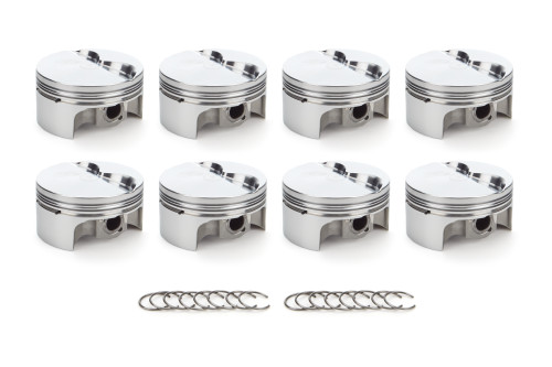 Race Tec Pistons 1000466 Piston, AutoTec, Forged, Flat Top, 4.030 in Bore, 1.5 x 1.5 x 3.0 mm Ring Grooves, Minus 5.00 cc, Small Block Ford, Set of 8
