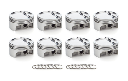 Race Tec Pistons 1000499 Piston, AutoTec, Forged, Dished, 4.030 in Bore, 1.5 x 1.5 x 3.0 mm Ring Grooves, Minus 29.10 cc, Small Block Ford, Set of 8