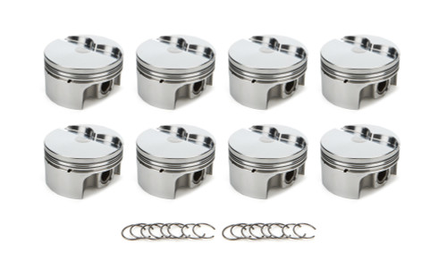 Race Tec Pistons 1000552 Piston, AutoTec, Forged, Flat Top, 4.030 in Bore, 1.5 x 1.5 x 3.0 mm Ring Grooves, Minus 7.60 cc, Small Block Mopar, Set of 8