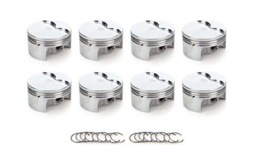 Race Tec Pistons 1000597 Piston, AutoTec, Forged, Flat Top, 4.010 in Bore, 1.5 x 1.5 x 3.0 mm Ring Grooves, Minus 3.30 cc, GM LS-Series, Set of 8