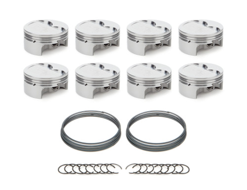 Race Tec Pistons 1000623 Piston, AutoTec, Forged, Dished, 4.125 in Bore, 1.5 x 1.5 x 3.0 mm Ring Grooves, Minus 6.00 cc, GM LS-Series, Set of 8