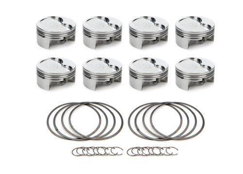 Race Tec Pistons 1000627 Piston, AutoTec, Forged, Dished, 4.010 in Bore, 1.5 x 1.5 x 3.0 mm Ring Grooves, Minus 10.00 cc, GM LS-Series, Set of 8