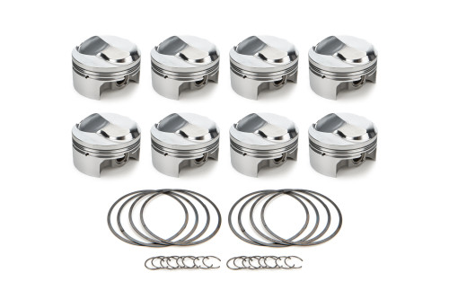 Race Tec Pistons 1000676 Piston, AutoTec, Forged, Dome, 4.310 in Bore, 1.5 x 1.5 x 3.0 mm Ring Grooves, Plus 39.80 cc, Big Block Chevy, Set of 8