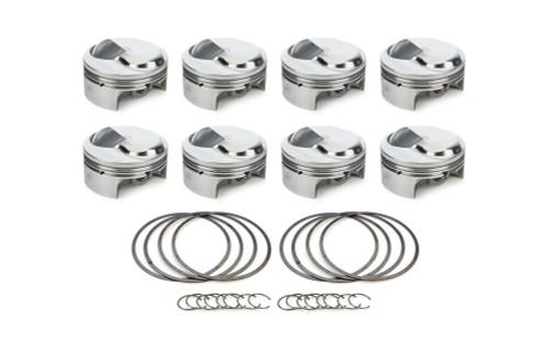 Race Tec Pistons 1000690 Piston, AutoTec, Forged, Dome, 4.500 in Bore, 1.5 x 1.5 x 3.0 mm Ring Grooves, Plus 32.70 cc, Big Block Chevy, Set of 8