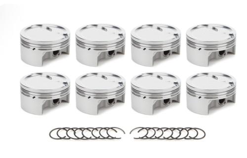 Race Tec Pistons 1000720 Piston, AutoTec, Forged, Dished, 4.070 in Bore, 1.5 x 1.5 x 3.0 mm Ring Grooves, Minus 20.00 cc, GM LS-Series, Set of 8