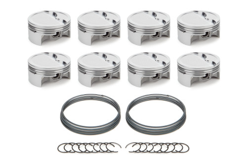 Race Tec Pistons 1000736 Piston, AutoTec, Forged, Dished, 4.010 in Bore, 1.5 x 1.5 x 3.0 mm Ring Grooves, Minus 10.00 cc, GM LS-Series, Set of 8