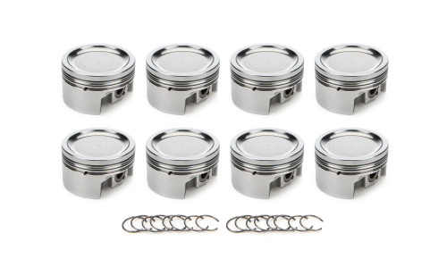Race Tec Pistons 1000789 Piston, AutoTec, Forged, Dished, 3.572 in Bore, 1.5 x 1.5 x 3.0 mm Ring Grooves, Minus 20.00 cc, Ford Modular, Set of 8