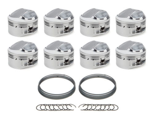 Race Tec Pistons 1001292 Piston, AutoTec, Dome, Forged, 4.310 in Bore, 1.5 x 1.5 x 3.0 mm Ring Grooves, Plus 47.40 cc, Big Block Chevy, Set of 8