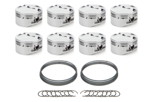 Race Tec Pistons 1001359 Piston, AutoTec, Dished, Forged, 4.030 in Bore, 1.5 x 1.5 x 3.0 mm Ring Grooves, Minus 21.70 cc, Small Block Ford, Set of 8