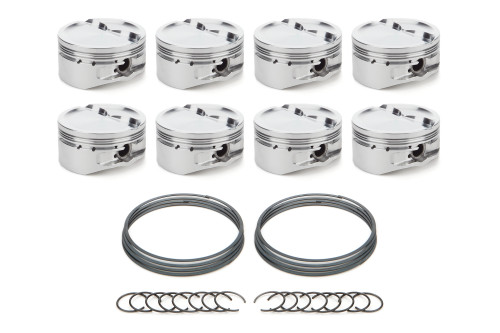 Race Tec Pistons 1001362 Piston, AutoTec, Dished, Forged, 4.030 in Bore, 1.5 x 1.5 x 3.0 mm Ring Grooves, Minus 20.00 cc, Small Block Ford, Set of 8