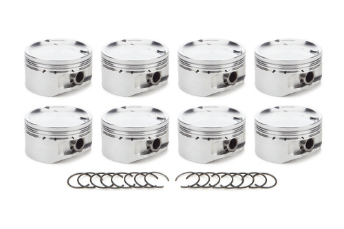 Race Tec Pistons 1001372 Piston, AutoTec, Dished, Forged, 4.030 in Bore, 1.5 x 1.5 x 3.0 mm Ring Grooves, Minus 29.50 cc, Small Block Ford, Set of 8