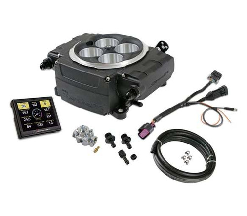 Holley 550-511-3AE Fuel Injection, Sniper 2 EFI, Throttle Body, Square Bore, Aluminum, Black, Kit