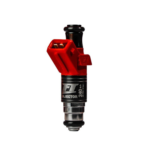 FuelTech 5010110883 Fuel Injector, FT, 240 lb/hr, Low Impedance, EV1, Jetronic / Minitimer, Universal, Each