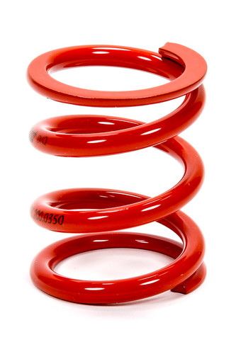 Eibach 0225.200.0450 Bump Stop Spring, 2.250 in. Free Length, 2.000 in. OD, 450 lb/in Spring Rate, Steel, Red Powder Coat, Each