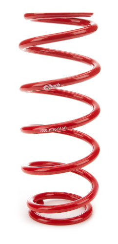 Eibach 1000.2530.0125 Coil Spring, XT Barrel, Coil-Over, 2.5 in. ID, 10 in. Length, 125 lb/in Spring Rate, Steel, Red Powder Coat, Each