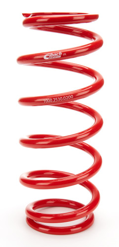Eibach 1000.2530.0200 Coil Spring, XT Barrel, Coil-Over, 2.5 in. ID, 10 in. Length, 200 lb/in Spring Rate, Steel, Red Powder Coat, Each