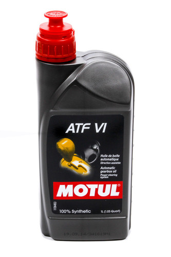 Motul USA MTL105774 Transmission Fluid, Dexron VI, ATF, Synthetic, 1 L Bottle, Each