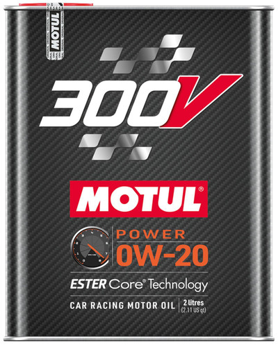 Motul USA MTL110813 Motor Oil, 300V Power, 0W20, Synthetic, 2 L Bottle, Each