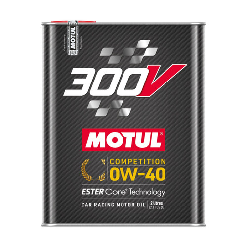 Motul USA MTL110857 Motor Oil, 300V Competition, 0W40, Synthetic, 2 L Bottle, Each