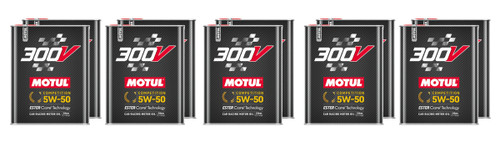 Motul USA 110859 Motor Oil, 300V Competition, 5W50, Synthetic, 2 L Bottle, Set of 10