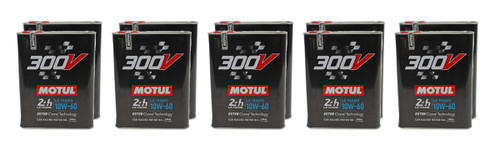 Motul USA 110864 Motor Oil, 300V LE Mans, 10W60, Synthetic, 2 L Bottle, Set of 10