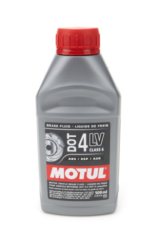 Motul USA MTL111254 Brake Fluid, LV Class 6, DOT 4, Synthetic, 500 ml, Each