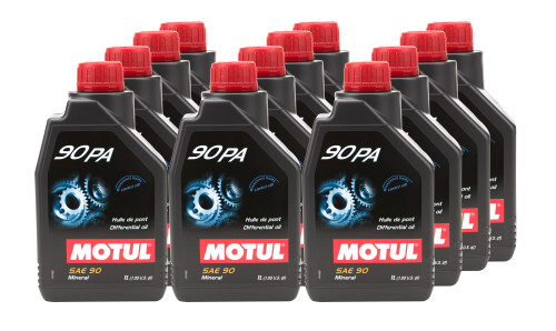 Motul USA 111922 Gear Oil, 90PA, 90W, Conventional, 1 L Bottle, Set of 12