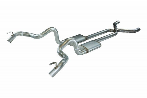 Pypes Performance Exhaust SGF13R Exhaust System, Header-Back, 3 in. Diameter, Race Pro Mufflers, Stainless, GM F-Body / X-Body 1970-74, Kit