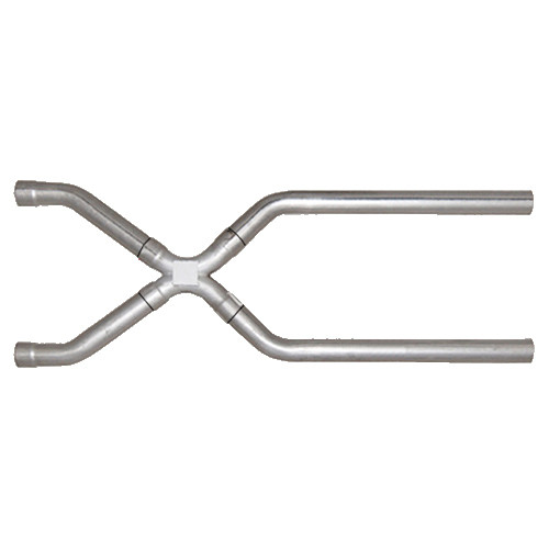 Pypes Performance Exhaust XVA10 Exhaust X-Pipe, 2-1/2 in. Diameter, Stainless, Natural, Universal, Each