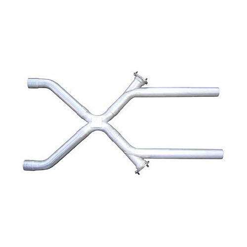 Pypes Performance Exhaust XVX10 Exhaust X-Pipe, X-Change, 2-1/2 in. Diameter, Cut-Out, Stainless, Natural, Universal, Each