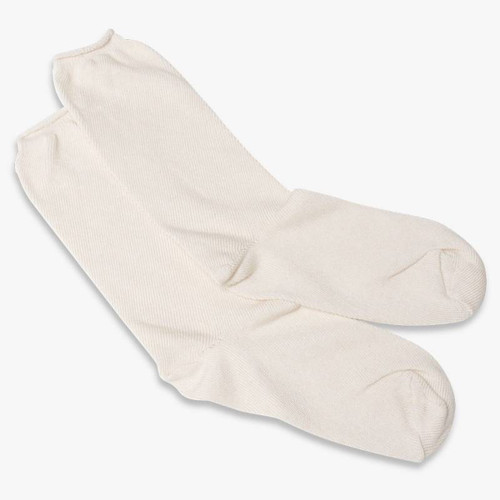 Pyrotect IS100320 Socks, Sport Heavy Duty, SFI 3.3, Nomex, White, Large, Pair