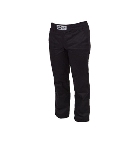Pyrotect JP100220 Driving Pants, SFI 3.2A/1, Single Layer, Fire Retardant Fabric, Black, Youth Large, Each