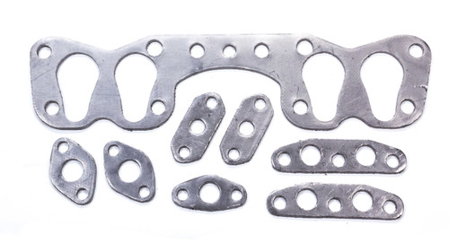 Remflex Exhaust Gaskets 7010 Exhaust Header / Manifold Gasket, 1.438 in. x 2.375 in. Egg Shaped Port, EGR / Air Tube Gaskets, Graphite, Toyota 4-Cylinder, Kit